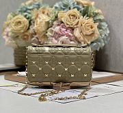 	 Colestore Dior Cannage Butterfly Grey Size 21 x 11.5 x 4.5cm - 3