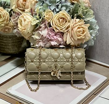 	 Colestore Dior Cannage Butterfly Grey Size 21 x 11.5 x 4.5cm