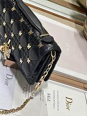 	 Colestore Dior Cannage Butterfly Black Size 21 x 11.5 x 4.5cm - 2
