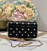 	 Colestore Dior Cannage Butterfly Black Size 21 x 11.5 x 4.5cm - 3