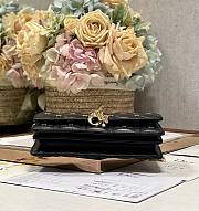 	 Colestore Dior Cannage Butterfly Black Size 21 x 11.5 x 4.5cm - 4