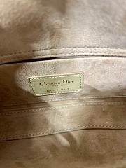 Colestore Dior Djoy Grey  Cannage Lambskin with Gold-Finish Butterfly - 4