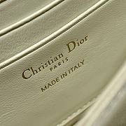 	 Colestore Miss Dior Chain Pouch White Patent Cannage Lambskin 21 x 11.5 x 4.5cm - 4