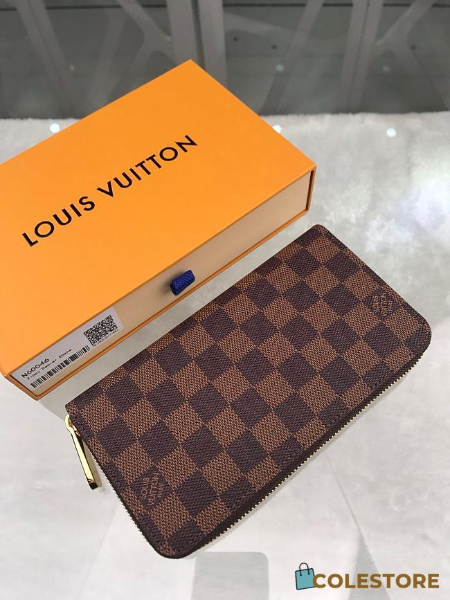 Colestore  Louis Vuitton Zippy Wallet  N60046 Size 19.5X10cm - 1