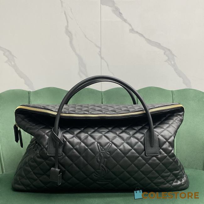 Colestore Saint Laurent Es Giant Travel Bag in Quilted Leather - 1