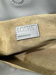 Colestore Mini Flamenco Clutch In Nappa Calfskin Grey Size 24*18*9cm - 4