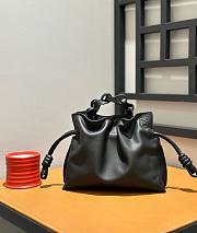 	 Colestore Mini Flamenco Clutch In Nappa Calfskin Black Size 24*18*9cm - 2