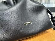 	 Colestore Medium Flamenco Clutch In Nappa Calfskin Black Size 30*24.5*10cm - 2