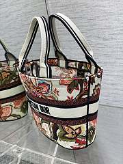 Colestore Dior Hat Basket Bag Natural Multicolor Size 27*20*8cm - 2
