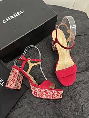 	 Colestore Chanel Heels Red Pump  - 1