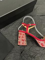 	 Colestore Chanel Heels Red Pump  - 5