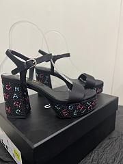 	 Colestore Chanel Heels Black Pump - 3