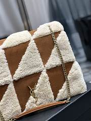 Colestore Jamie 4.0 In Suede And Shearling Patchwork 38×26×12cm - 5