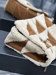 Colestore Jamie 4.0 In Suede And Shearling Patchwork 38×26×12cm - 4