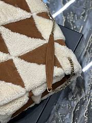 Colestore Jamie 4.0 In Suede And Shearling Patchwork 38×26×12cm - 2
