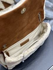	 Colestore Jamie In Suede And Shearling Patchwork 25×15×7.5cm - 5