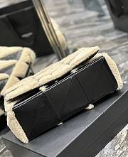 	 Colestore Jamie 4.0 In Suede And Shearling Patchwork Black 38×26×12cm - 5