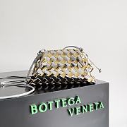 	 Colestore Bottega Veneta Mini Hop Silver Gold 22*12*7cm - 1