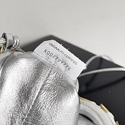 	 Colestore Bottega Veneta Mini Hop Silver Gold 22*12*7cm - 4