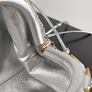 	 Colestore Bottega Veneta Mini Hop Silver Gold 22*12*7cm - 5