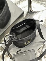 Colestore YSL Rive Gauche Laced Bucket Bag 21×23×14cm - 3