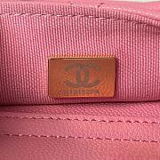 Colestore Chanel Duma Cargo Backpack Pink Caviar Leather Size 21.5x19.5x12cm - 3