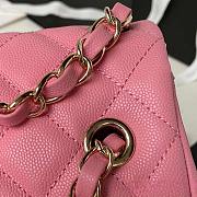 Colestore Chanel Duma Cargo Backpack Pink Caviar Leather Size 21.5x19.5x12cm - 2