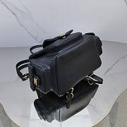 	 Colestore Chanel Duma Cargo Backpack Black Caviar Leather Size 21.5x19.5x12cm - 2