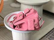 Colestore Chanel Duma Cargo Backpack Pink Caviar Leather Size 21.5x19.5x12cm - 4
