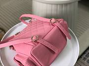 Colestore Chanel Duma Cargo Backpack Pink Caviar Leather Size 21.5x19.5x12cm - 6