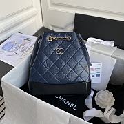 Chanel's Gabrielle Small Backpack Blue And Black A94485 VS09477 - 1
