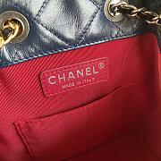 Chanel's Gabrielle Small Backpack Blue And Black A94485 VS09477 - 2