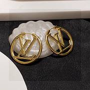 	 Colestore Louis Vuitton Earrings Gold - 2