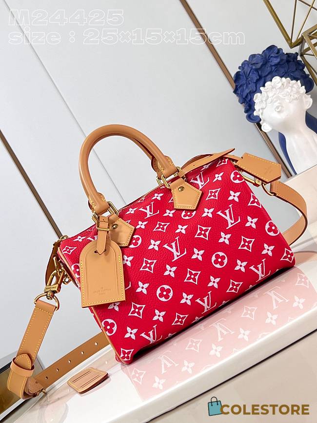 	 Colestore Louis Vuitton Speedy P9 Bandoulière 25 Red M24443 - 1