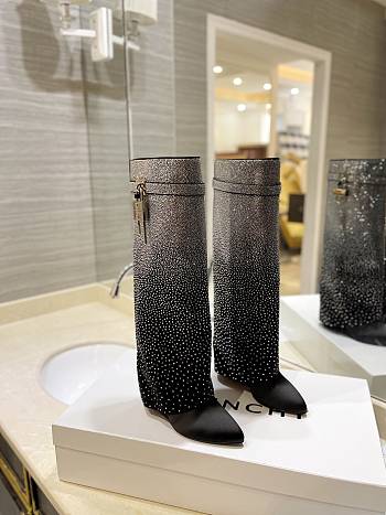 	 Colestore Givenchy Boots Black Bling Bling