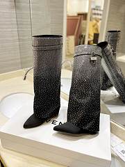 	 Colestore Givenchy Boots Black Bling Bling - 3
