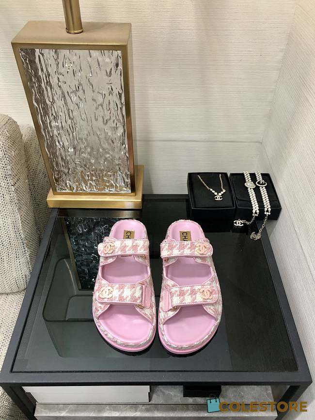 	 Colestore Chanel Slipper Light Pink - 1