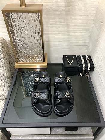 	 Colestore Chanel Slipper Black 01