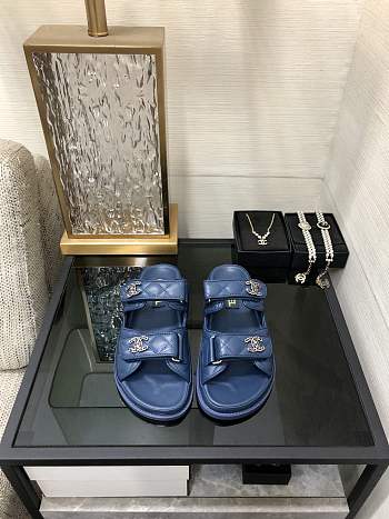 	 Colestore Chanel Slipper Blue 01