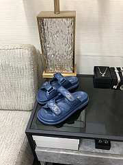 	 Colestore Chanel Slipper Blue 01 - 4
