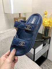 	 Colestore Chanel Slipper Blue 01 - 2