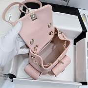 	 Colestore Chanel Duma Cargo Backpack Light Pink Size 19.5X18X10cm - 5