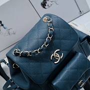 	 Colestore Chanel Duma Cargo Backpack Blue Size 21.5x19.5x12cm - 6