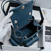 	 Colestore Chanel Duma Cargo Backpack Blue Size 21.5x19.5x12cm - 5