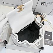 	 Colestore Chanel 24C Backpack White Size 26x22x16cm - 2