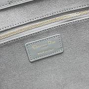 	 Colestore Large Dior Book Tote Grey Calfskin 36.5 x28 x17.5cm - 3