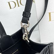	 Colestore Small Dior Book Tote Black Calfskin 26.5 x21 x14cm - 4