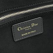 	 Colestore Small Dior Book Tote Black Calfskin 26.5 x21 x14cm - 2