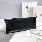 	 Colestore Large Dior Book Tote Black Calfskin 41.5cm - 4