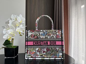 	 Colestore Small Dior Book Tote Butterfly Zodiac 36.5X28X16.5